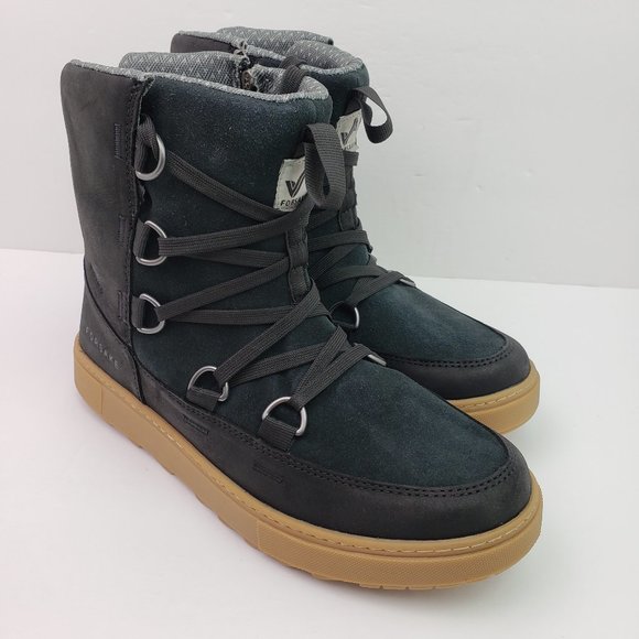 Forsake Lucie Womens Size 10 Black Leather Waterproof Outdoors Hiking Boots - Picture 2 of 15